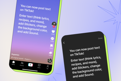 TikTok Rolls Out New Text-Based Post Feature