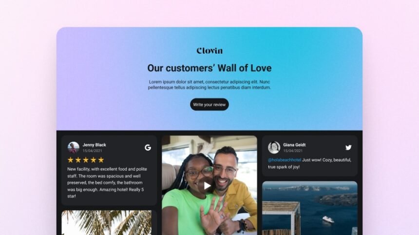 How to Create a Testimonial Wall of Love and Embed on a Website?