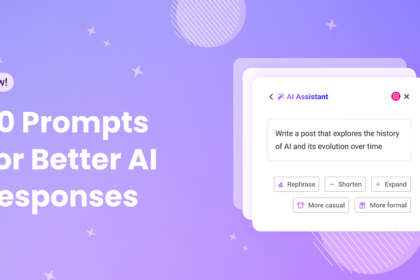 50 AI Prompts for Better Social Posts