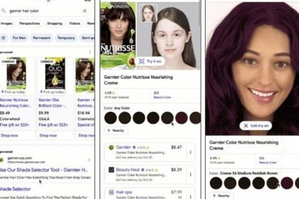 Google Launches AR Try-On Tools for Hair Color and Foundation