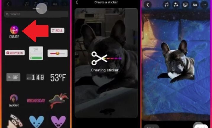 Instagram Will Now Enable You to Create Stickers from Entities in Your Photos